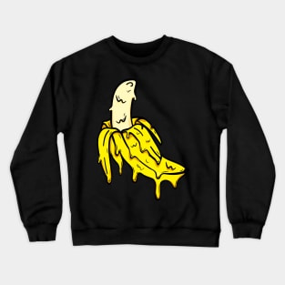 Melt banana Crewneck Sweatshirt